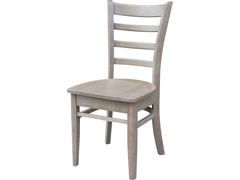 Home Accents Emily Chair (Rta) In Taupe Gray