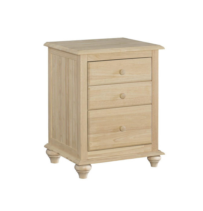 Nightstands Cottage 3-Drawer Nightstand