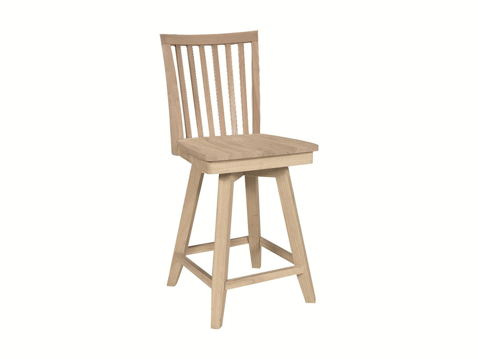 Stools 24'' Mission Swivel Counter Stool
