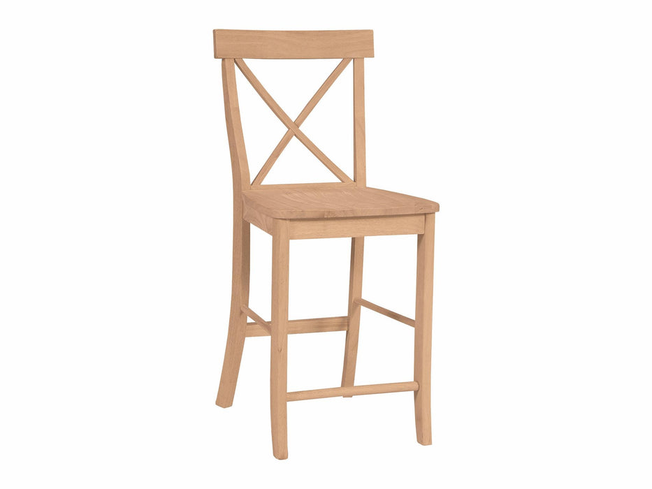 Stools 24'' X-Back Counter Stool