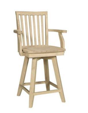 Stools 30" Mission Bar Stool w/Arms
