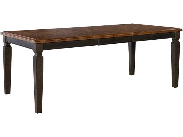 Vista Extension Table In Hickory & Coal