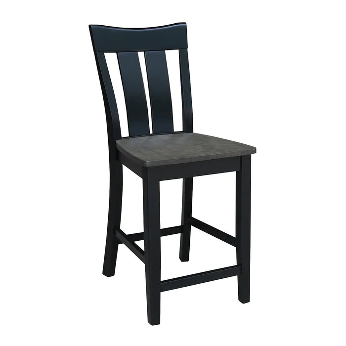 Cosmopolitan Ava Stool, Built In Coal / Black