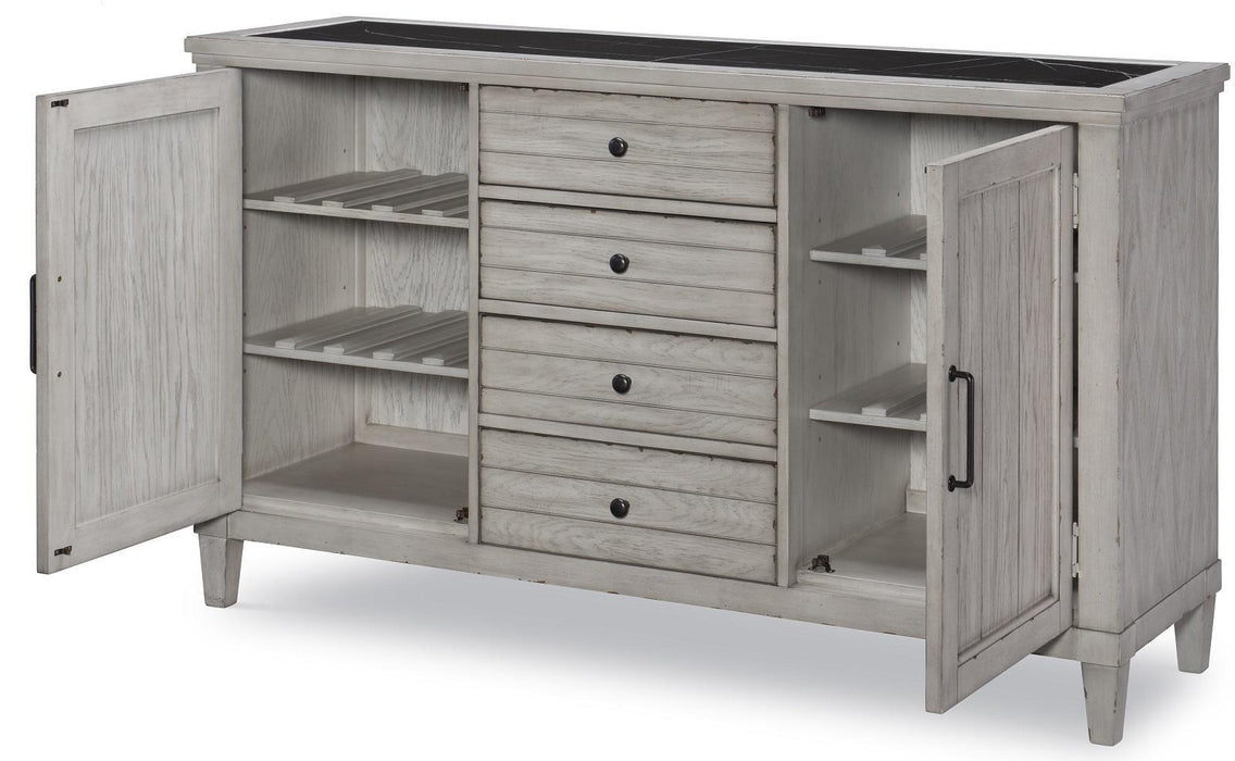 Legacy Classic Belhaven Credenza in Weathered Plank