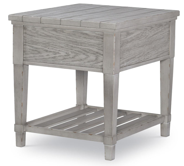Legacy Classic Belhaven End Table in Weathered Plank