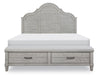 Legacy Classic Belhaven King Storage Bed in Weathered Plank image