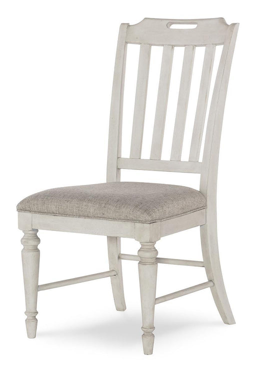 Legacy Classic Brookhaven Slat Back Side Chair in Vintage Linen (Set of 2) image