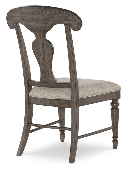 Legacy Classic Brookhaven Splat Back Side Chair in Rustic Dark Elm (Set of 2)