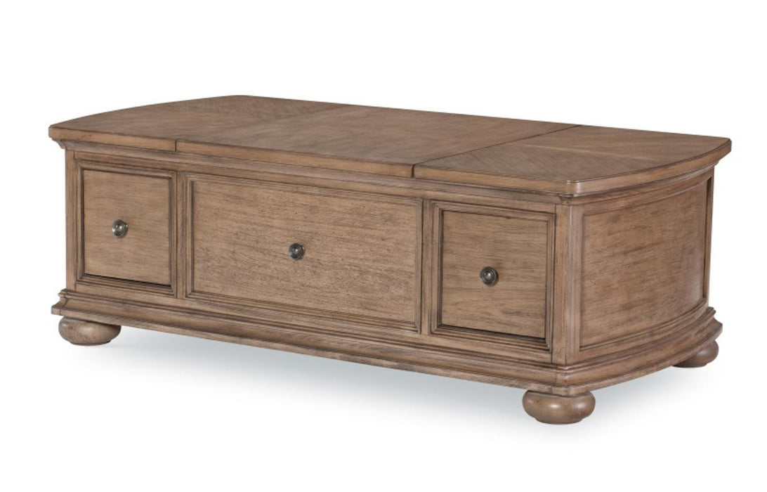 Legacy Classic Camden Heights Cocktail Table with Lift Top Storage in Chestnut