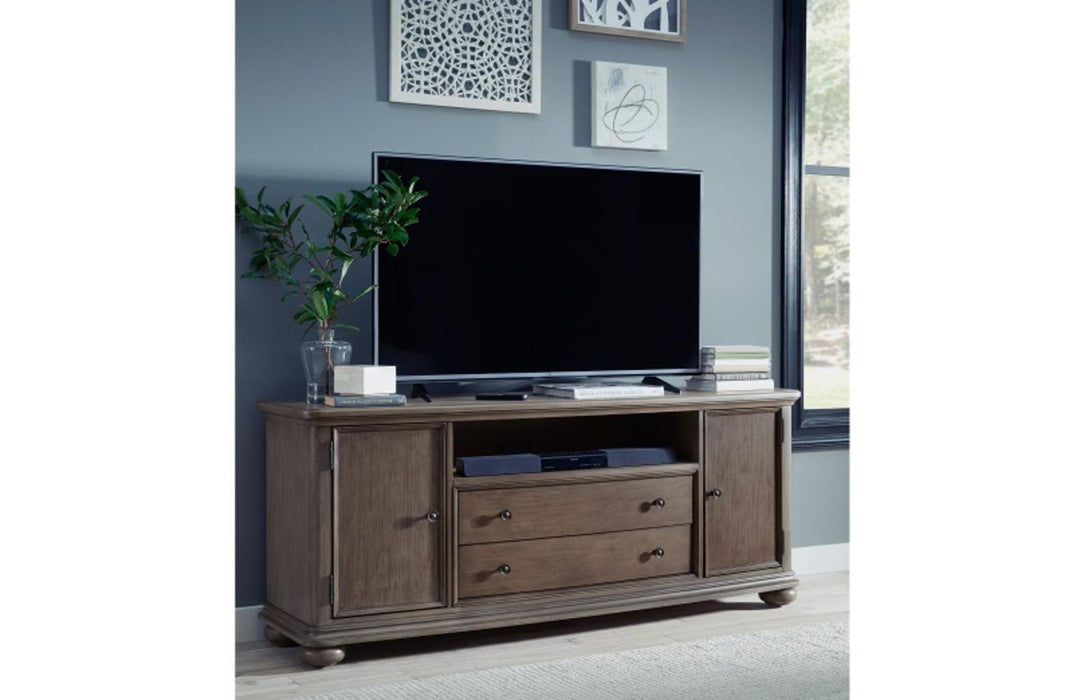 Legacy Classic Camden Heights Entertainment Console in Chestnut