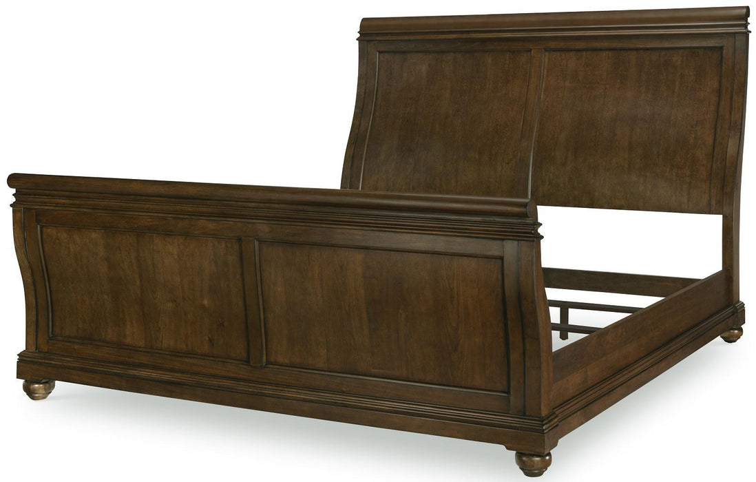 Legacy Classic Coventry King Sleigh Bed in Classic CherryK