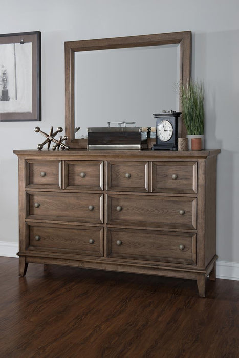 Legacy Classic Forest Hills 6 Drawer Dresser in Classic Brown