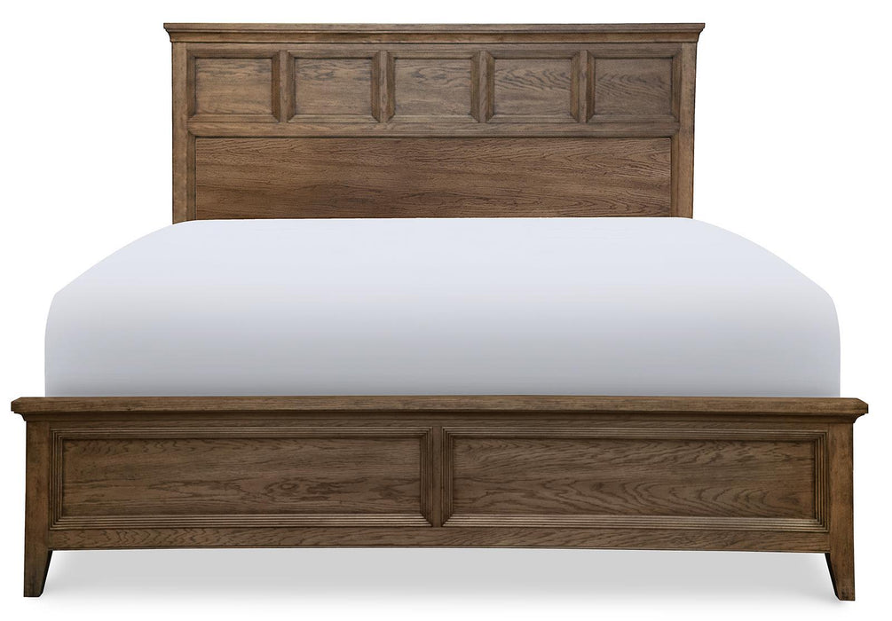 Legacy Classic Forest Hills California King Panel Bed in Classic Brown