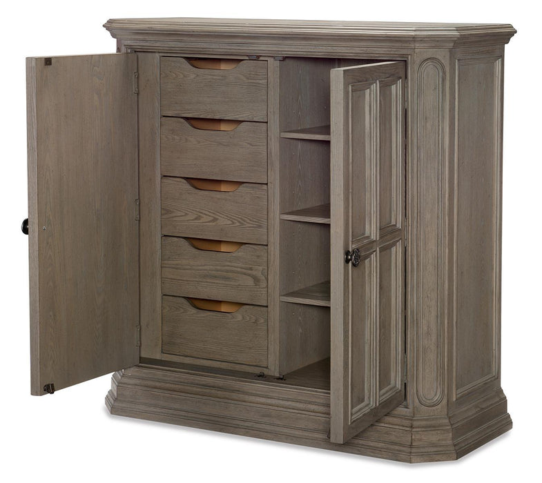 Legacy Classic Furniture Manor House 2 Door Chest in Cobblestone