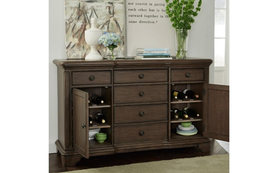 Legacy Classic Stafford Credenza in Rustic Cherry