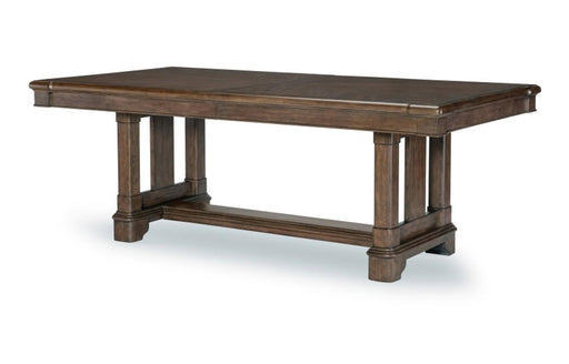 Legacy Classic Stafford Trestle Table in Rustic Cherry image