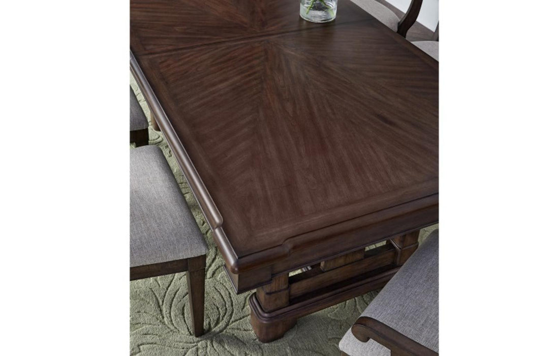 Legacy Classic Stafford Trestle Table in Rustic Cherry