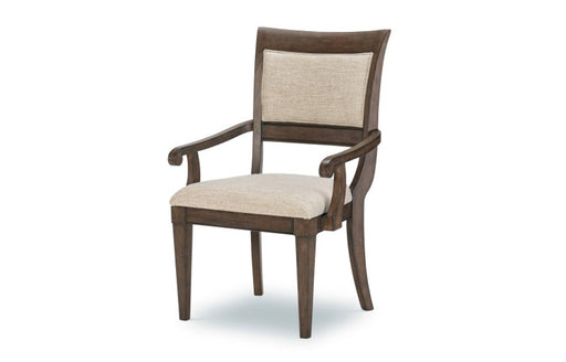 Legacy Classic Stafford Upholstered Arm Chair in Rustic Cherry image