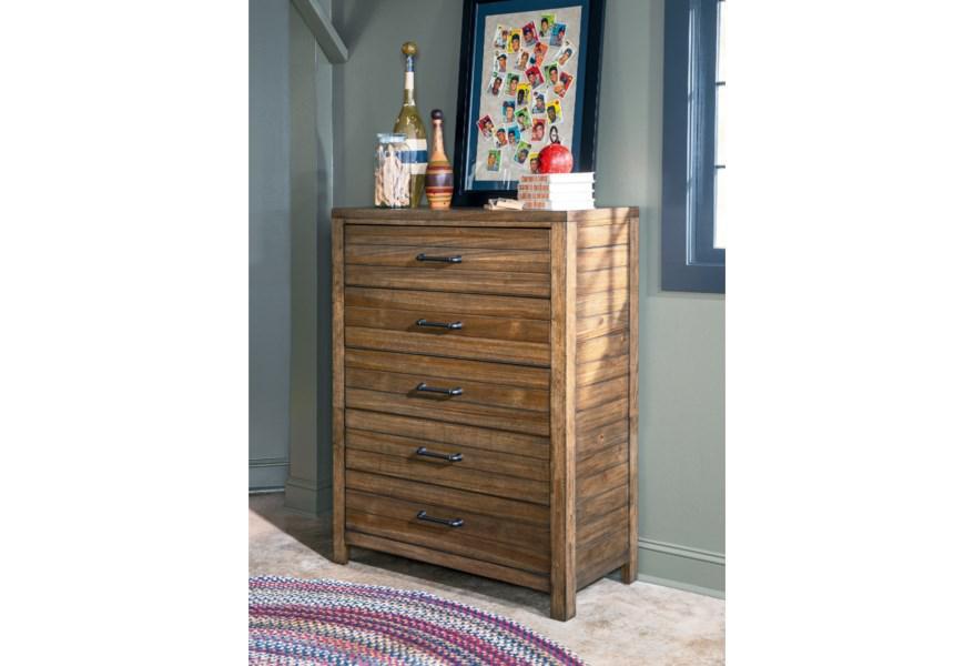 Legacy Classic Summer Camp Drawer Chest in Tree House Brown