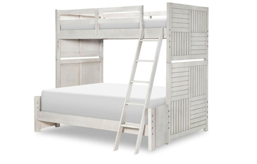 Legacy Classic Summer Camp Twin over Full Bunk Bed in Stone Path White image