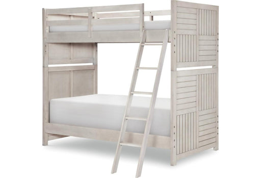 Legacy Classic Summer Camp Twin over Twin Bunk Bed in Stone Path WhiteK image