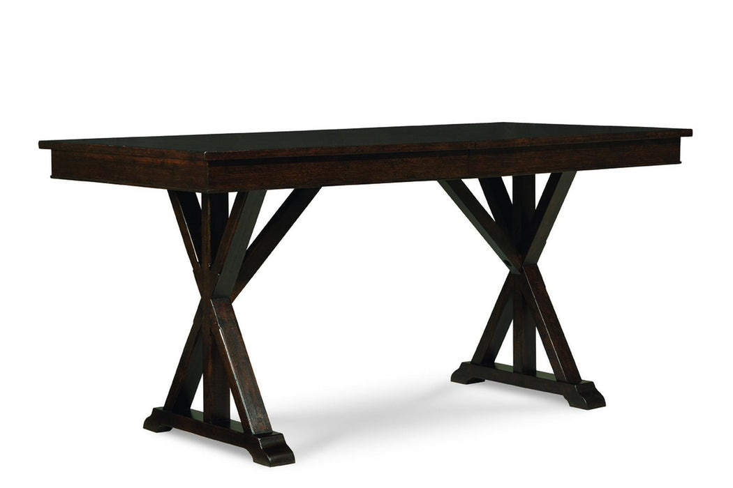 Legacy Classic Thatcher Trestle Table in Amber Finish