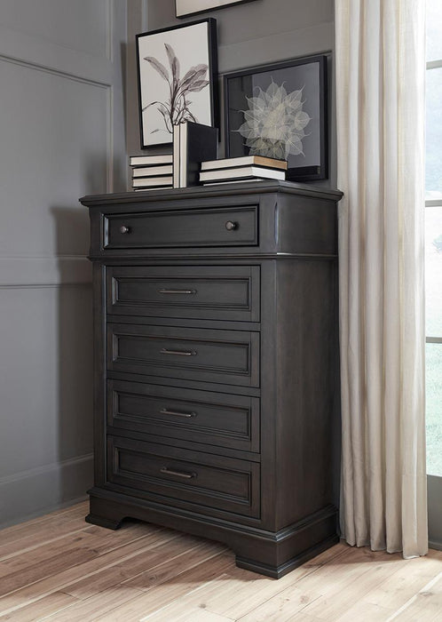 Legacy Classic Townsend 5 Drawer Chest in Dark Sepia