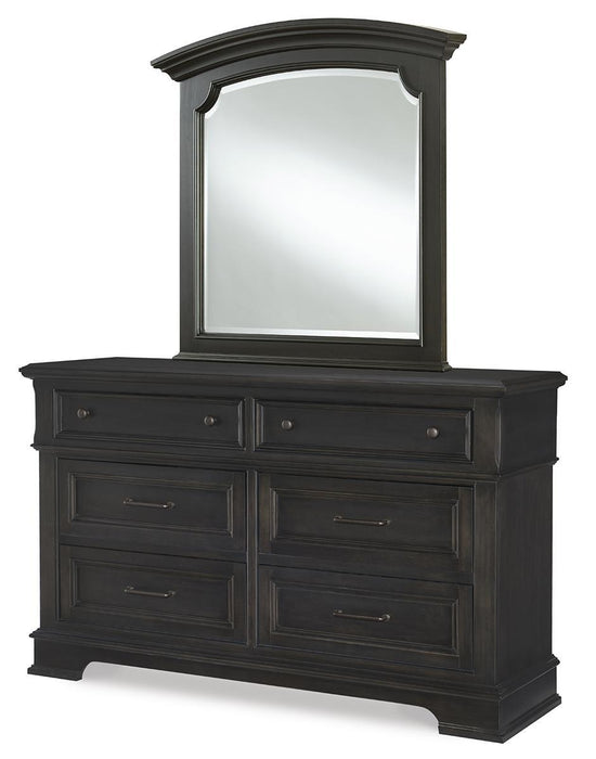 Legacy Classic Townsend Arched Mirror in Dark Sepia