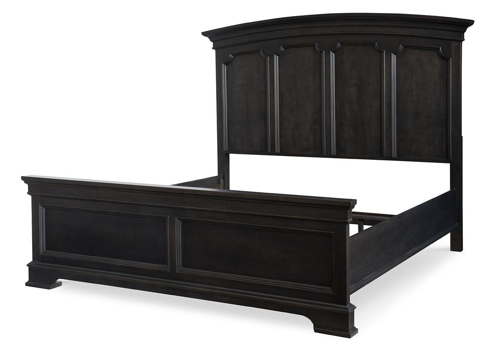 Legacy Classic Townsend Queen Arched Panel Bed in Dark SepiaK