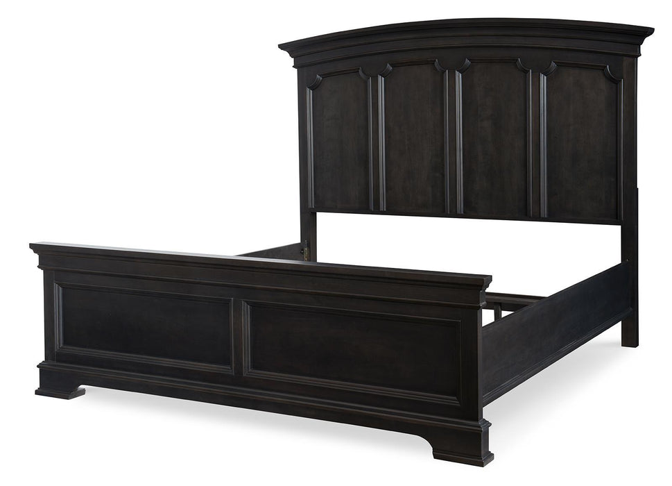 Legacy Classic Townsend King Arched Panel Bed in Dark SepiaK - Furniture House (VA)