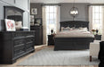 Legacy Classic Townsend California King Arched Panel Bed in Dark Sepia - Furniture House (VA)