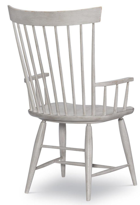 Legacy Classic Belhaven Windsor Arm Chair in Weathered Plank (Set of 2)