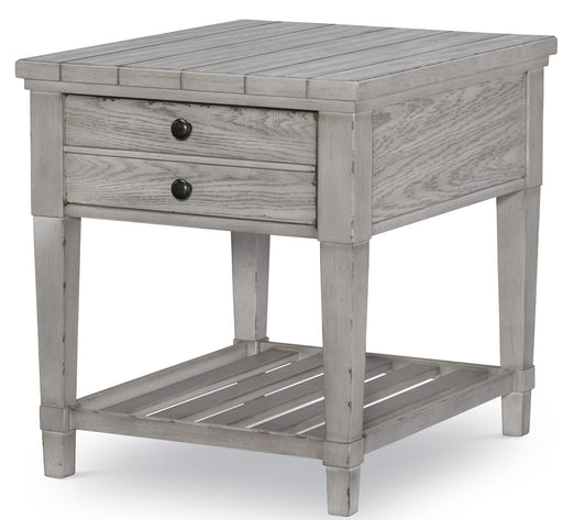 Legacy Classic Belhaven End Table in Weathered Plank image