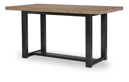 Legacy Classic Duo Counter Height Table in Black Bean/Light Latte image