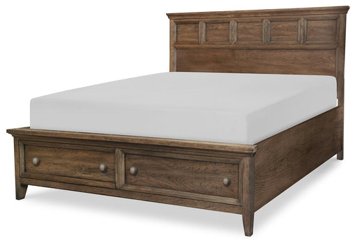 Legacy Classic Forest Hills Queen Panel Storage Bed in Classic Brown image