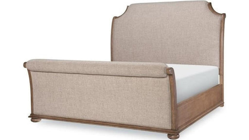 Legacy Classic Camden Heights California King Upholstered Sleigh Bed in Chestnut image