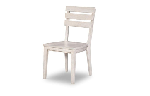 Legacy Classic Summer Camp Wood Seat Chair in Stone Path White image