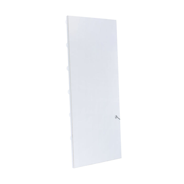 Lindy Floor Mirror with Lights in White