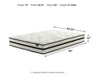 Chime 10 Inch Hybrid 10 Inch Mattress and Pillow - Furniture House (VA)