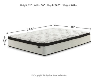 Chime 12 Inch Hybrid Mattress in a Box - Furniture House (VA)