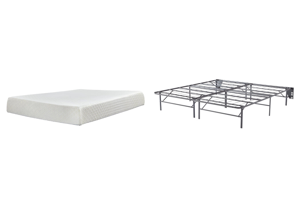 10 Inch Chime Memory Foam Mattress Set - Furniture House (VA)