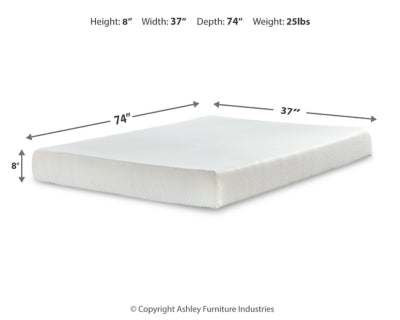 Chime 8 Inch Memory Foam Mattress in a Box - Furniture House (VA)