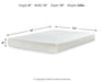 Chime 8 Inch Memory Foam Mattress in a Box - Furniture House (VA)