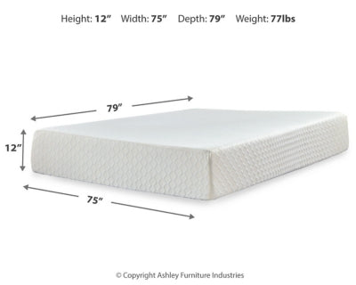 Chime 12 Inch Memory Foam Mattress in a Box - Furniture House (VA)