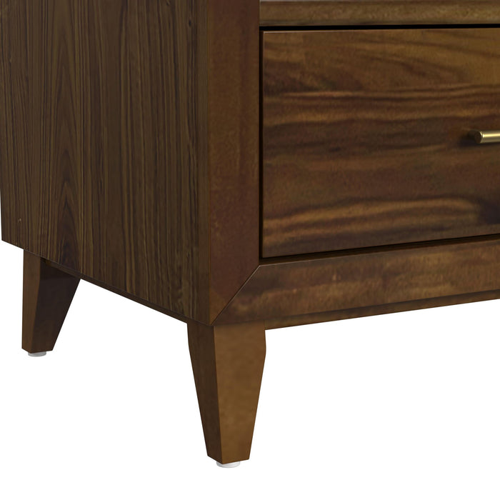Malia Dresser and Topper in Walnut