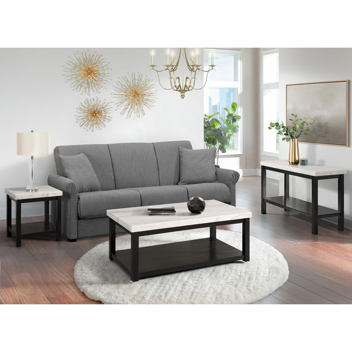 Marcello w/ White Top - End table - Furniture House (VA)