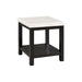 Marcello w/ White Top - End table - Furniture House (VA)