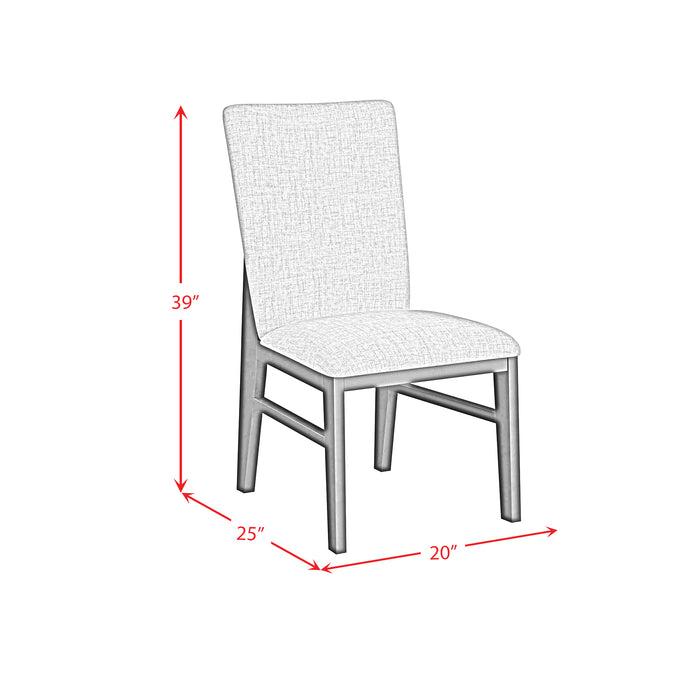 Marlene Standard Height Dining Set in Black-Table and Four Chairs - Furniture House (VA)