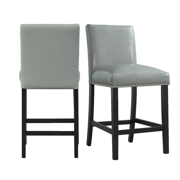 Meridian Counter Side Chair Grey (2 Per Pack)