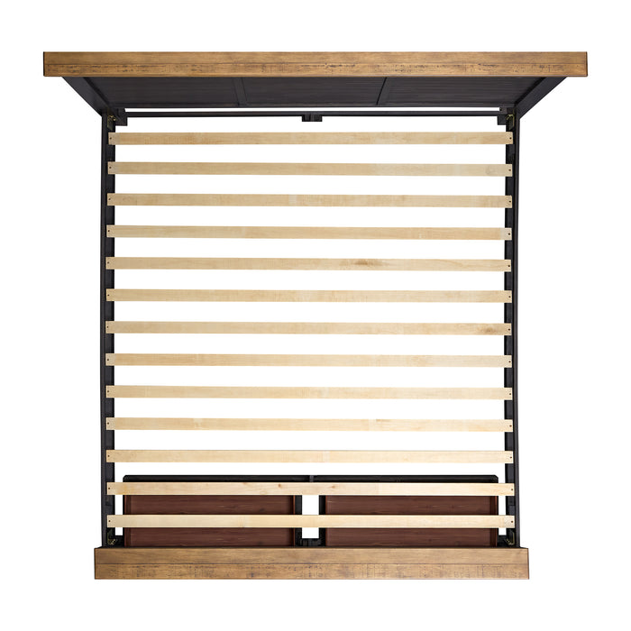 Montrose Storage Bedroom Set in Espresso & Brown